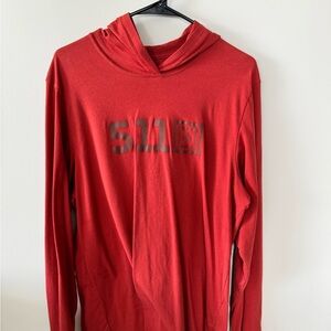 5.11 Tactical Red Long Sleeve Tee
